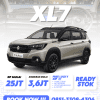 Promo Suzuki XL7 2026 – SUV 7-penumpang dengan mesin 1.5L, fitur keselamatan lengkap seperti ABS dan Hill Hold Control, cicilan mulai Rp3,6 juta, bunga 0%, harga mulai Rp275 juta. Hubungi Ivan Maulana di 085133084306.