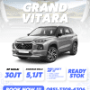 Promo Suzuki Grand Vitara 2026 – SUV hybrid stylish dengan fitur lengkap, cicilan mulai Rp5,1 juta, bunga 0%, harga mulai Rp341 juta. Hubungi Ivan Maulana di 085133084306.