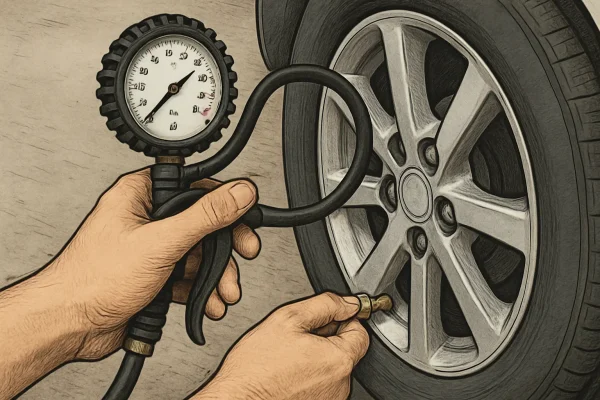 tekanan ban yang sesuai